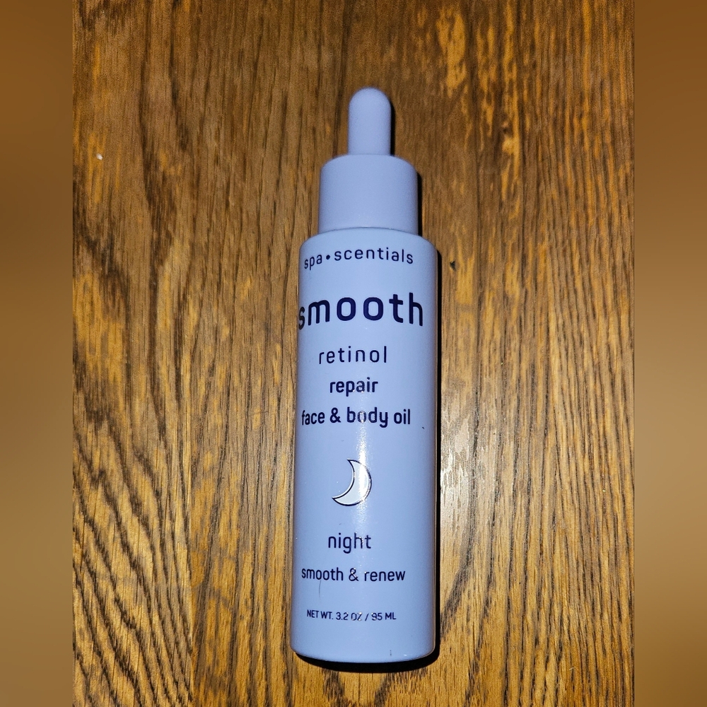 Spa Scentials Smooth Retinol Face & Body Oil 3.2fl Oz BNIB